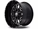 Hardrock Offroad Gunner Gloss Black Milled 5-Lug Wheel; 20x10; -19mm Offset (02-08 RAM 1500, Excluding Mega Cab)