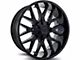 Hardrock Offroad H700 Gloss Black 5-Lug Wheel; 20x9; 0mm Offset (02-08 RAM 1500, Excluding Mega Cab)