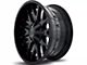 Hardrock Offroad H700 Gloss Black 5-Lug Wheel; 20x9; 0mm Offset (02-08 RAM 1500, Excluding Mega Cab)