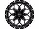 Hardrock Offroad Indestructible Gloss Black Milled 5-Lug Wheel; 20x10; -19mm Offset (02-08 RAM 1500, Excluding Mega Cab)