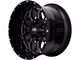 Hardrock Offroad Indestructible Gloss Black Milled 5-Lug Wheel; 20x10; -19mm Offset (02-08 RAM 1500, Excluding Mega Cab)