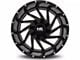 Hardrock Offroad Crusher Gloss Black Milled 8-Lug Wheel; 20x10; -19mm Offset (03-09 RAM 2500)