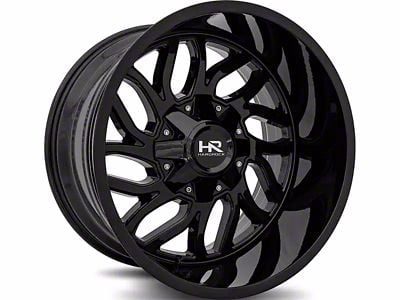 Hardrock Offroad H707 Destroyer Gloss Black 8-Lug Wheel; 22x10; -25mm Offset (03-09 RAM 2500)