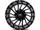 Hardrock Offroad H708 Overdrive Gloss Black Milled 8-Lug Wheel; 22x10; -25mm Offset (03-09 RAM 2500)