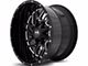 Hardrock Offroad H707 Destroyer Gloss Black Milled 8-Lug Wheel; 20x10; -19mm Offset (03-09 RAM 3500 SRW)