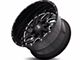 Hardrock Offroad H707 Destroyer Gloss Black Milled 8-Lug Wheel; 20x10; -19mm Offset (03-09 RAM 3500 SRW)