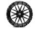 Hardrock Offroad Affliction Gloss Black Milled 6-Lug Wheel; 24x14; -76mm Offset (04-08 F-150)