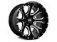 Hardrock Offroad BloodShot Xposed Gloss Black Milled 6-Lug Wheel; 20x12; -44mm Offset (04-08 F-150)