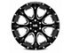 Hardrock Offroad BloodShot Xposed Gloss Black Milled 6-Lug Wheel; 20x12; -44mm Offset (04-08 F-150)