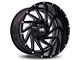 Hardrock Offroad Crusher Gloss Black Milled 6-Lug Wheel; 20x9; 0mm Offset (04-08 F-150)