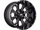 Hardrock Offroad Devastator Gloss Black Milled 6-Lug Wheel; 20x12; -51mm Offset (04-08 F-150)