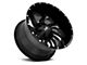 Hardrock Offroad Devious Gloss Black Milled 6-Lug Wheel; 22x10; -19mm Offset (04-08 F-150)