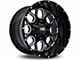 Hardrock Offroad Gunner Gloss Black Milled 6-Lug Wheel; 20x10; -19mm Offset (04-08 F-150)