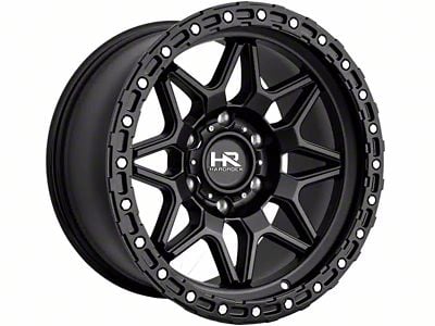 Hardrock Offroad H105 Matte Black 6-Lug Wheel; 17x9; -12mm Offset (04-08 F-150)