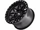 Hardrock Offroad H105 Matte Black 6-Lug Wheel; 17x9; -12mm Offset (04-08 F-150)