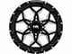 Hardrock Offroad Reckless Xposed Gloss Black Milled 6-Lug Wheel; 20x10; -19mm Offset (04-08 F-150)