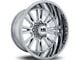 Hardrock Offroad Spine Xposed Chrome 6-Lug Wheel; 20x12; -51mm Offset (04-08 F-150)