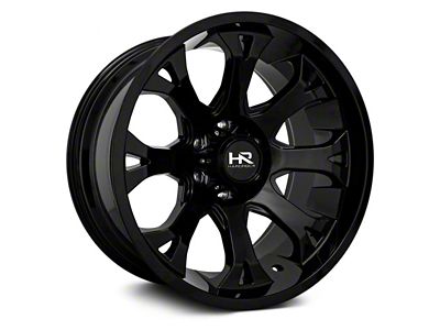 Hardrock Offroad Bloodshot Xposed Gloss Black 6-Lug Wheel; 24x14; -76mm Offset (07-13 Sierra 1500)