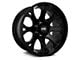 Hardrock Offroad Bloodshot Xposed Gloss Black 6-Lug Wheel; 24x14; -76mm Offset (07-13 Sierra 1500)