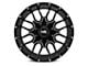 Hardrock Offroad Commander Gloss Black Milled 6-Lug Wheel; 22x10; -25mm Offset (07-13 Sierra 1500)