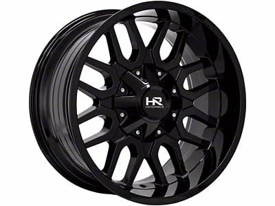 Hardrock Offroad Commander Gloss Black 6-Lug Wheel; 20x10; -19mm Offset (07-13 Sierra 1500)