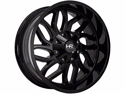 Hardrock Offroad Destroyer Gloss Black 6-Lug Wheel; 22x10; -25mm Offset (07-13 Sierra 1500)