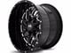 Hardrock Offroad Destroyer Gloss Black Milled 6-Lug Wheel; 20x10; -19mm Offset (07-13 Sierra 1500)