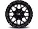 Hardrock Offroad Gunner Gloss Black Milled 6-Lug Wheel; 20x9; 0mm Offset (07-13 Sierra 1500)