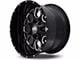 Hardrock Offroad Gunner Gloss Black Milled 6-Lug Wheel; 20x9; 0mm Offset (07-13 Sierra 1500)