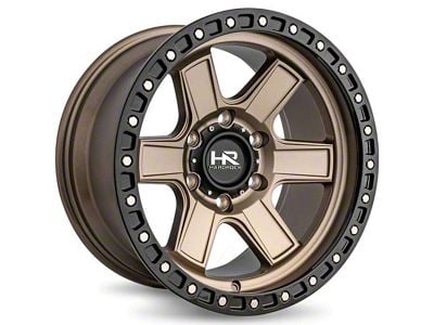 Hardrock Offroad H104 Matte Bronze 6-Lug Wheel; 17x9; -12mm Offset (07-13 Sierra 1500)