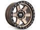Hardrock Offroad H104 Matte Bronze 6-Lug Wheel; 17x9; -12mm Offset (07-13 Sierra 1500)