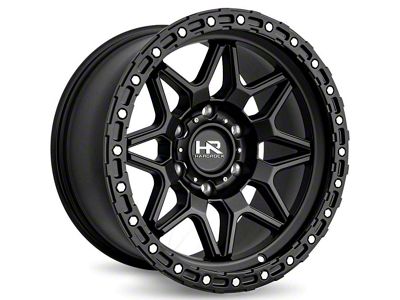 Hardrock Offroad H105 Matte Black 6-Lug Wheel; 17x9; -12mm Offset (07-13 Sierra 1500)