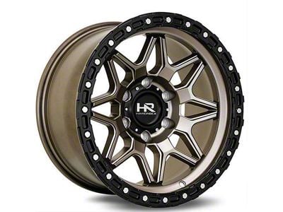 Hardrock Offroad H105 Matte Bronze 6-Lug Wheel; 17x9; 1mm Offset (07-13 Sierra 1500)