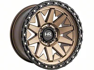 Hardrock Offroad H106 Matte Bronze 6-Lug Wheel; 17x9; -12mm Offset (07-13 Sierra 1500)