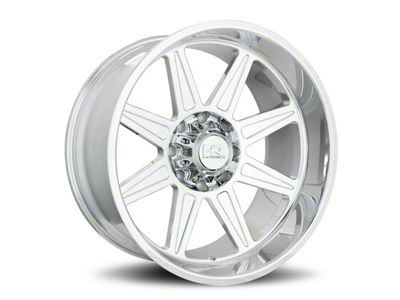 Hardrock Offroad H906 Polished 6-Lug Wheel; 24x12; -51mm Offset (07-13 Sierra 1500)