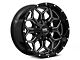 Hardrock Offroad Indestructible Gloss Black Milled 6-Lug Wheel; 22x10; -25mm Offset (07-13 Sierra 1500)