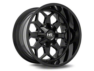 Hardrock Offroad Indestructible Gloss Black 6-Lug Wheel; 20x10; -19mm Offset (07-13 Sierra 1500)