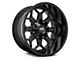 Hardrock Offroad Indestructible Gloss Black 6-Lug Wheel; 22x10; -25mm Offset (07-13 Sierra 1500)