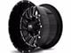 Hardrock Offroad Overdrive Gloss Black Milled 6-Lug Wheel; 20x10; -19mm Offset (07-13 Sierra 1500)