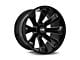 Hardrock Offroad Xplosive Xposed Gloss Black Milled 6-Lug Wheel; 22x12; -51mm Offset (07-13 Sierra 1500)