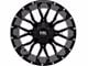 Hardrock Offroad H700 Affliction Gloss Black Milled 8-Lug Wheel; 20x12; -44mm Offset (11-14 Sierra 2500 HD)