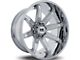 Hardrock Offroad PainKiller Xposed Chrome 8-Lug Wheel; 20x10; -19mm Offset (11-14 Sierra 2500 HD)