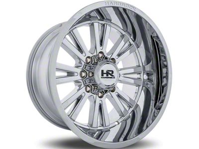 Hardrock Offroad Spine Xposed Chrome 8-Lug Wheel; 20x10; -19mm Offset (11-14 Sierra 2500 HD)