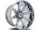 Hardrock Offroad PainKiller Xposed Chrome 8-Lug Wheel; 20x10; -19mm Offset (11-14 Sierra 3500 HD SRW)