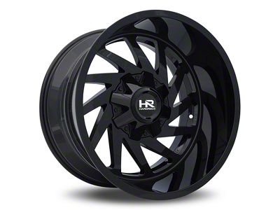 Hardrock Offroad Crusher Gloss Black 6-Lug Wheel; 20x9; 0mm Offset (07-13 Silverado 1500)