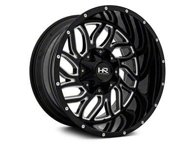 Hardrock Offroad Destroyer Gloss Black 6-Lug Wheel; 20x12; -51mm Offset (07-13 Silverado 1500)