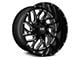 Hardrock Offroad Destroyer Gloss Black 6-Lug Wheel; 20x12; -51mm Offset (07-13 Silverado 1500)