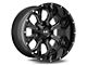 Hardrock Offroad Devastator Gloss Black Milled 6-Lug Wheel; 20x10; -19mm Offset (07-13 Silverado 1500)