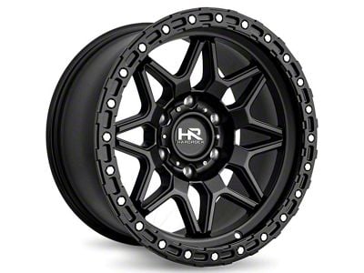 Hardrock Offroad H105 Matte Black 6-Lug Wheel; 17x9; 1mm Offset (07-13 Silverado 1500)