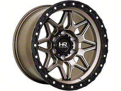 Hardrock Offroad H105 Matte Bronze 6-Lug Wheel; 17x9; -12mm Offset (07-13 Silverado 1500)